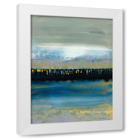 Around Dark White Modern Wood Framed Art Print by Dilbeck, Nikki