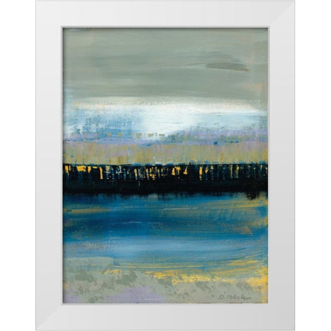 Around Dark White Modern Wood Framed Art Print by Dilbeck, Nikki