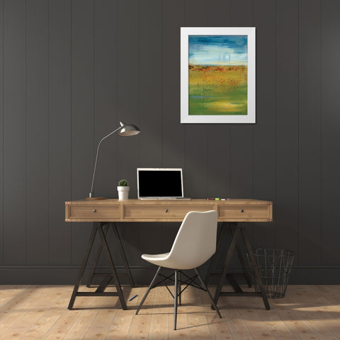 Earth:Sky White Modern Wood Framed Art Print by Dilbeck, Nikki