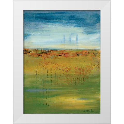 Earth:Sky White Modern Wood Framed Art Print by Dilbeck, Nikki