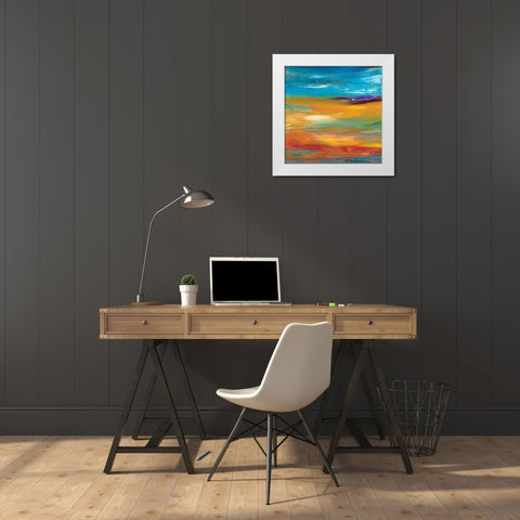 Fall White Modern Wood Framed Art Print by Dilbeck, Nikki