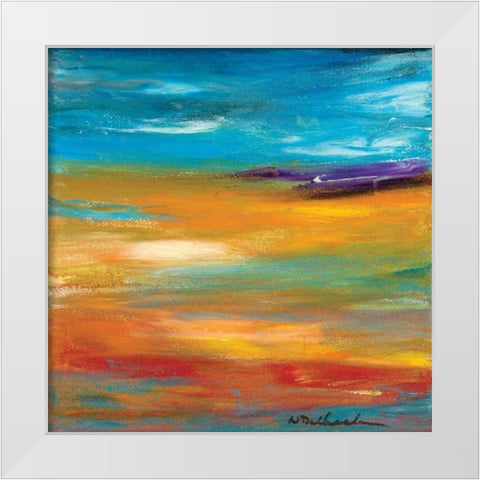 Fall White Modern Wood Framed Art Print by Dilbeck, Nikki