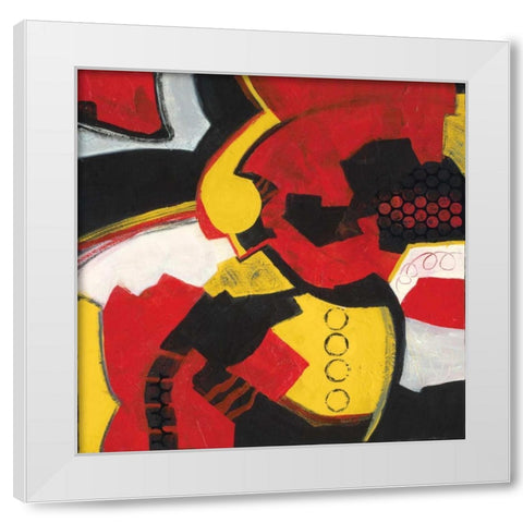 Zowee II White Modern Wood Framed Art Print by Dilbeck, Nikki