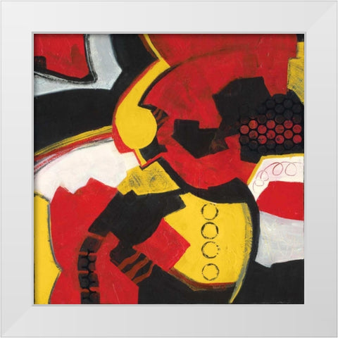 Zowee II White Modern Wood Framed Art Print by Dilbeck, Nikki