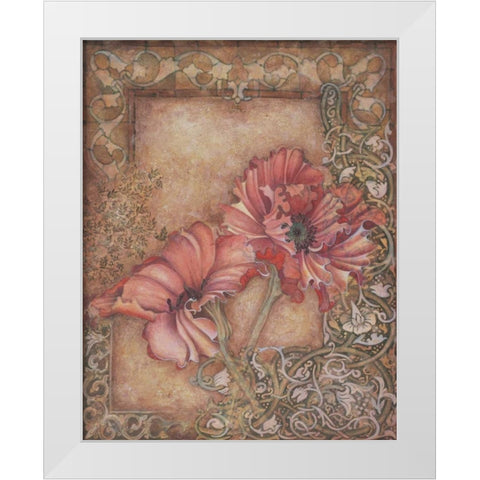 Avalon Romance II White Modern Wood Framed Art Print by Engman, Allyn