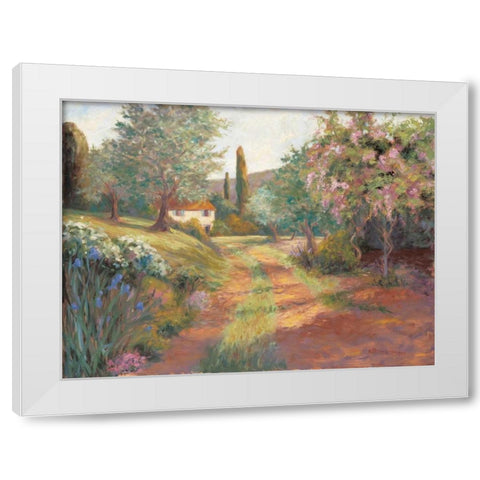 Pepes Farm II White Modern Wood Framed Art Print by Fermanis, Pamela