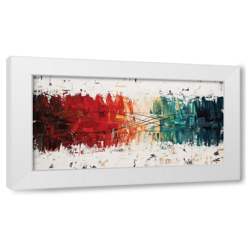 Crystal Clear I White Modern Wood Framed Art Print by Guedez, Carmen
