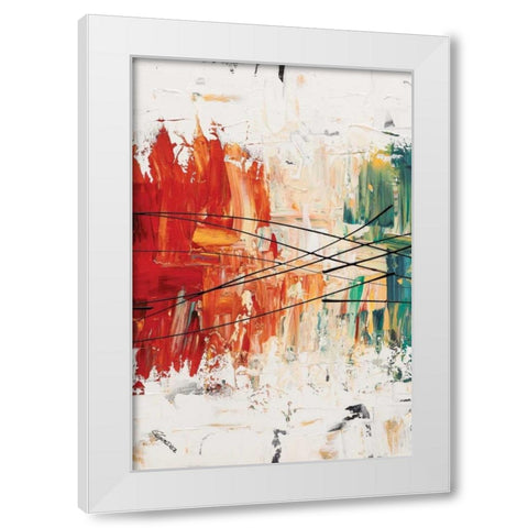 Crystal Clear III White Modern Wood Framed Art Print by Guedez, Carmen