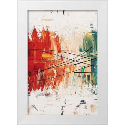 Crystal Clear III White Modern Wood Framed Art Print by Guedez, Carmen