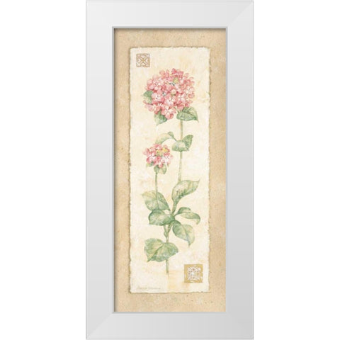 Hydrangea White Modern Wood Framed Art Print by Gladding, Pamela