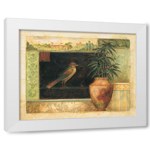Annabelle White Modern Wood Framed Art Print by Gladding, Pamela