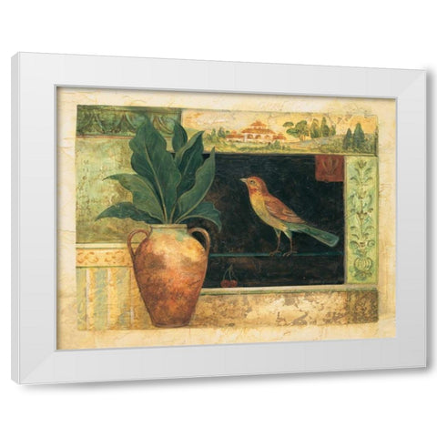 Chauncy White Modern Wood Framed Art Print by Gladding, Pamela