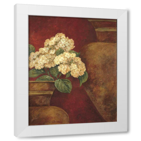 Tuscan Summer I White Modern Wood Framed Art Print by Gladding, Pamela