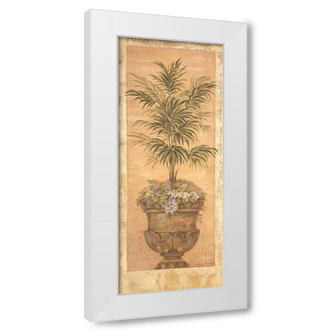 Parlor Palm III White Modern Wood Framed Art Print by Gladding, Pamela
