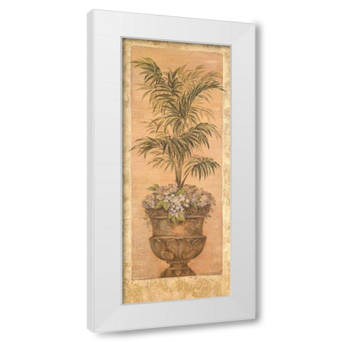 Parlor Palm IV White Modern Wood Framed Art Print by Gladding, Pamela