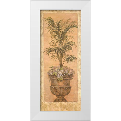 Parlor Palm IV White Modern Wood Framed Art Print by Gladding, Pamela