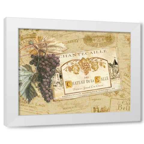 Chantecaille White Modern Wood Framed Art Print by Gladding, Pamela