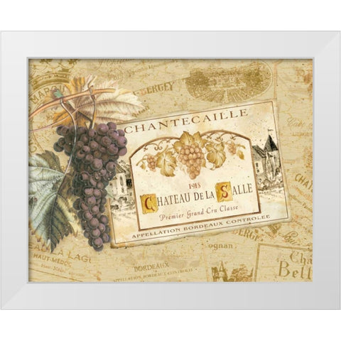 Chantecaille White Modern Wood Framed Art Print by Gladding, Pamela