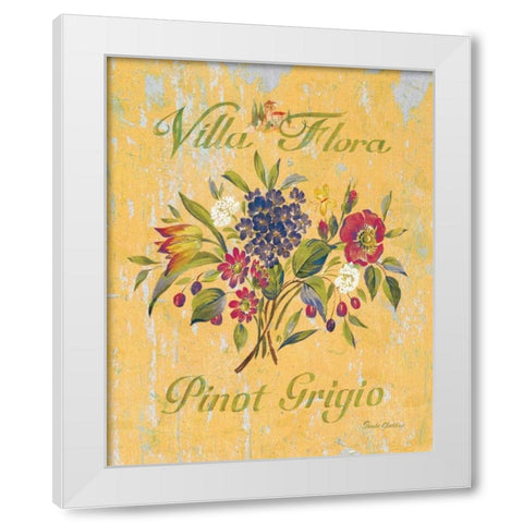 Pinot Grigio White Modern Wood Framed Art Print by Gladding, Pamela