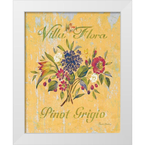Pinot Grigio White Modern Wood Framed Art Print by Gladding, Pamela