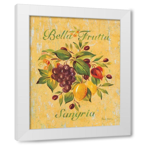 Sangria White Modern Wood Framed Art Print by Gladding, Pamela