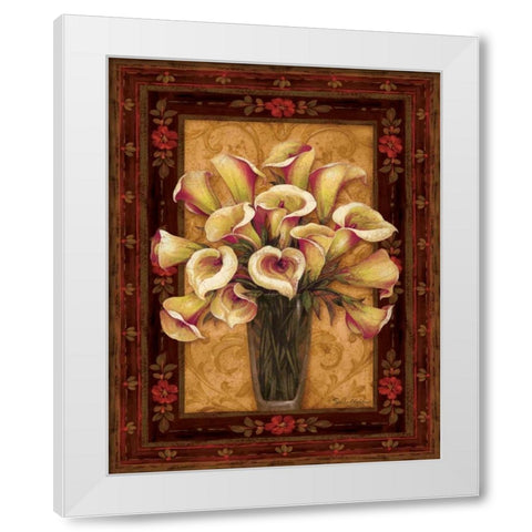 View from Pompeii I White Modern Wood Framed Art Print by Gladding, Pamela