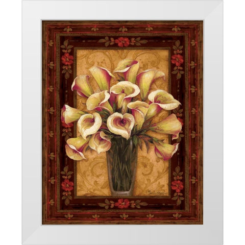 View from Pompeii I White Modern Wood Framed Art Print by Gladding, Pamela