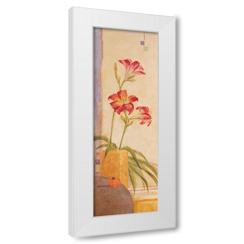 In the Garden II White Modern Wood Framed Art Print by Gladding, Pamela