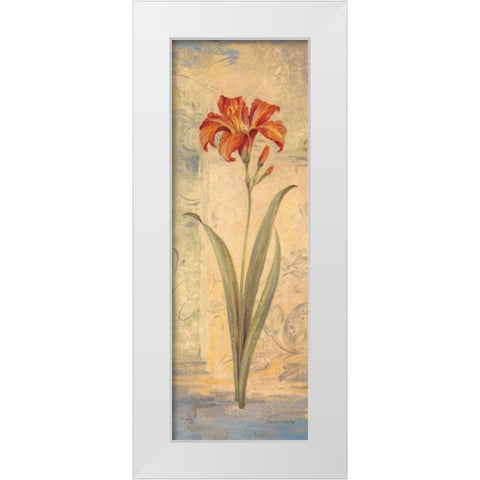 Topaz Skies I White Modern Wood Framed Art Print by Gladding, Pamela