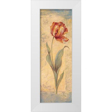Topaz Skies II White Modern Wood Framed Art Print by Gladding, Pamela