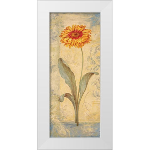 Topaz Skies III White Modern Wood Framed Art Print by Gladding, Pamela