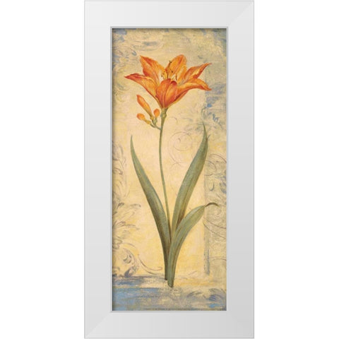 Topaz Skies IV White Modern Wood Framed Art Print by Gladding, Pamela