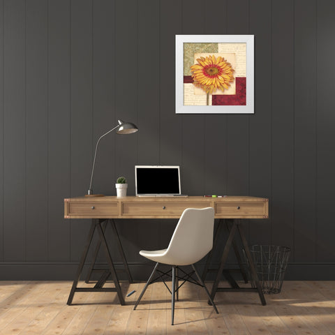 Bella Donna III White Modern Wood Framed Art Print by Gladding, Pamela
