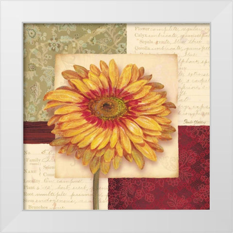 Bella Donna III White Modern Wood Framed Art Print by Gladding, Pamela