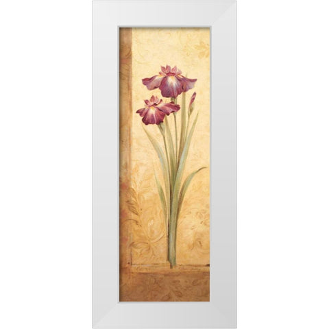 Grandiflora I White Modern Wood Framed Art Print by Gladding, Pamela