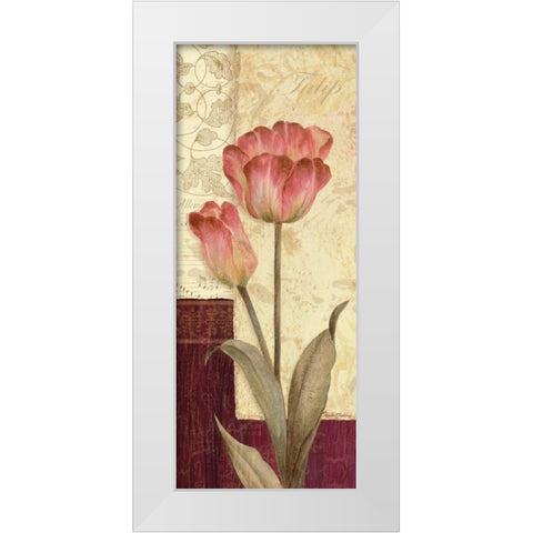Quattro Sonata I White Modern Wood Framed Art Print by Gladding, Pamela