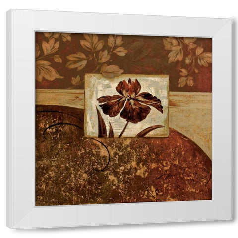 At Waters Edge II White Modern Wood Framed Art Print by Gladding, Pamela