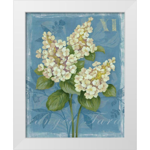 Tardiva Hydrangea White Modern Wood Framed Art Print by Gladding, Pamela