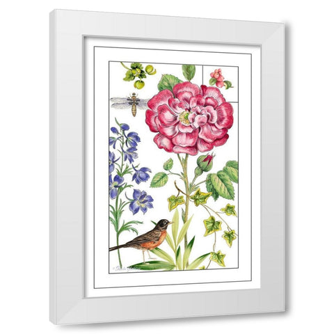 Print Botanical IV White Modern Wood Framed Art Print by Gladding, Pamela