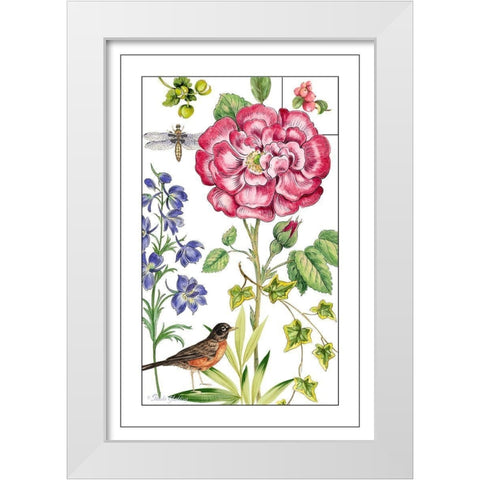 Print Botanical IV White Modern Wood Framed Art Print by Gladding, Pamela
