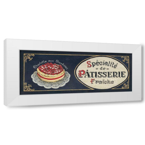 Patisserie White Modern Wood Framed Art Print by Gorham, Gregory