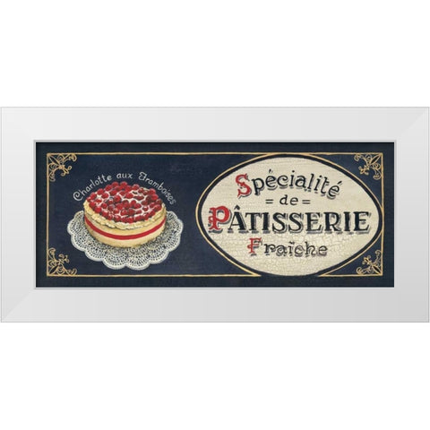 Patisserie White Modern Wood Framed Art Print by Gorham, Gregory