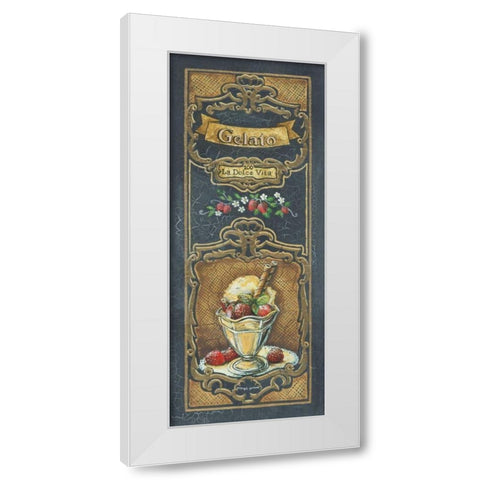 Gelato White Modern Wood Framed Art Print by Gorham, Gregory