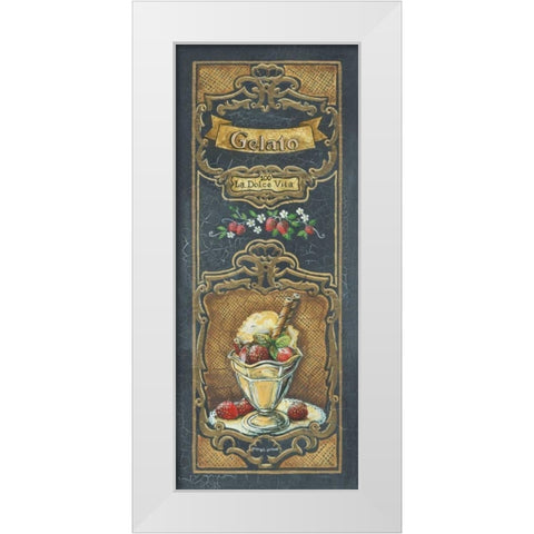 Gelato White Modern Wood Framed Art Print by Gorham, Gregory