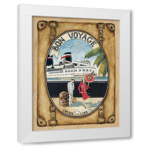 Empress Star White Modern Wood Framed Art Print by Gorham, Gregory