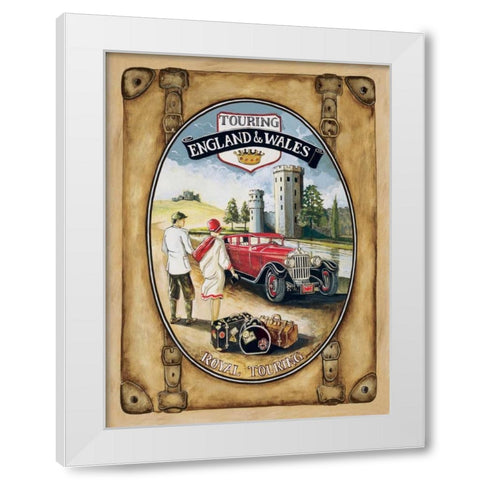 Royal Touring White Modern Wood Framed Art Print by Gorham, Gregory