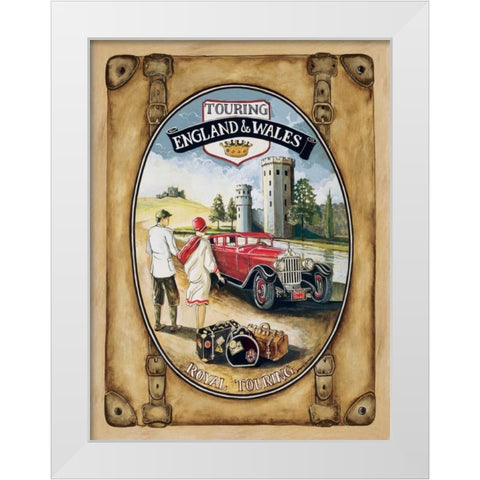Royal Touring White Modern Wood Framed Art Print by Gorham, Gregory