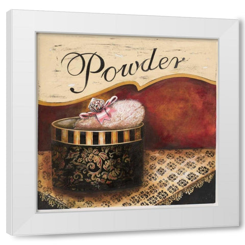 Powder White Modern Wood Framed Art Print by Gorham, Gregory