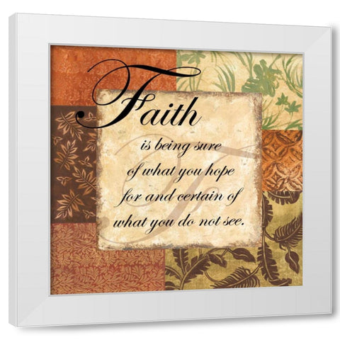 Faith - special White Modern Wood Framed Art Print by Gorham, Gregory