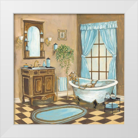 Bain de Cru I White Modern Wood Framed Art Print by Gorham, Gregory